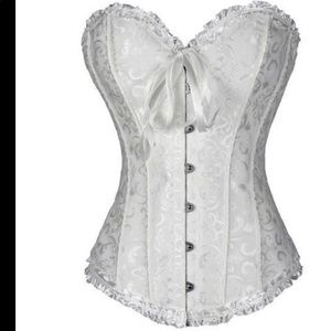 White bow corset s-6xL